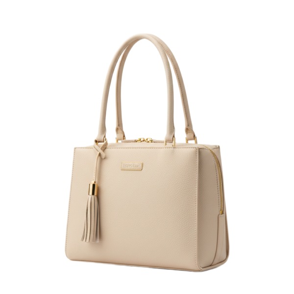 Elegance Women's Beige Shoulder Bag