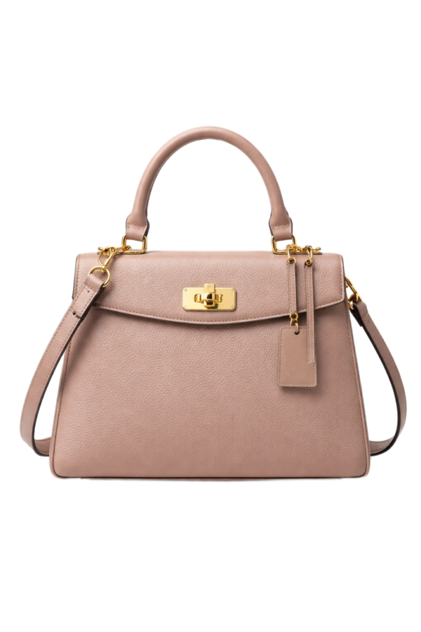 Elegant Women's Taupe Handbag
