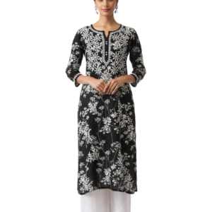 Mulmul Printed Straight Kurta
