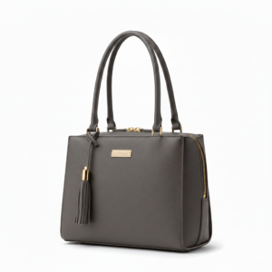 Elegance Women's Grey Shoulder Bag