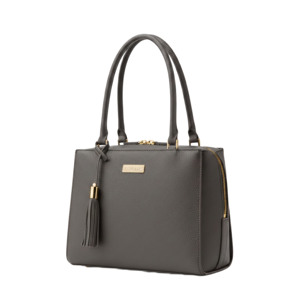 Elegance Women's Grey Shoulder Bag